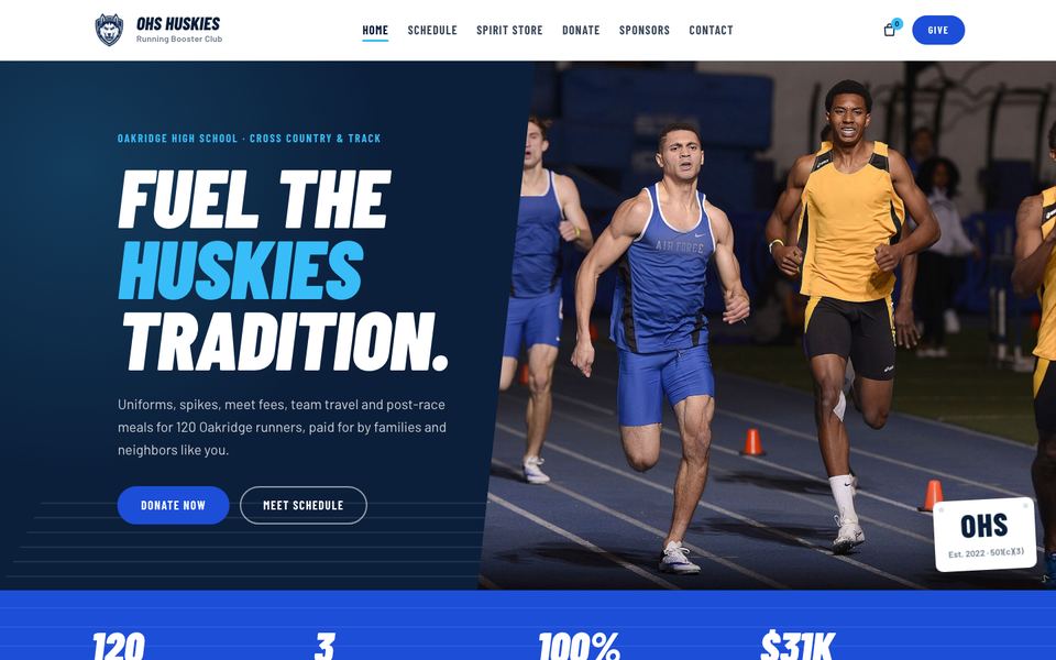 Classic Athletic template preview