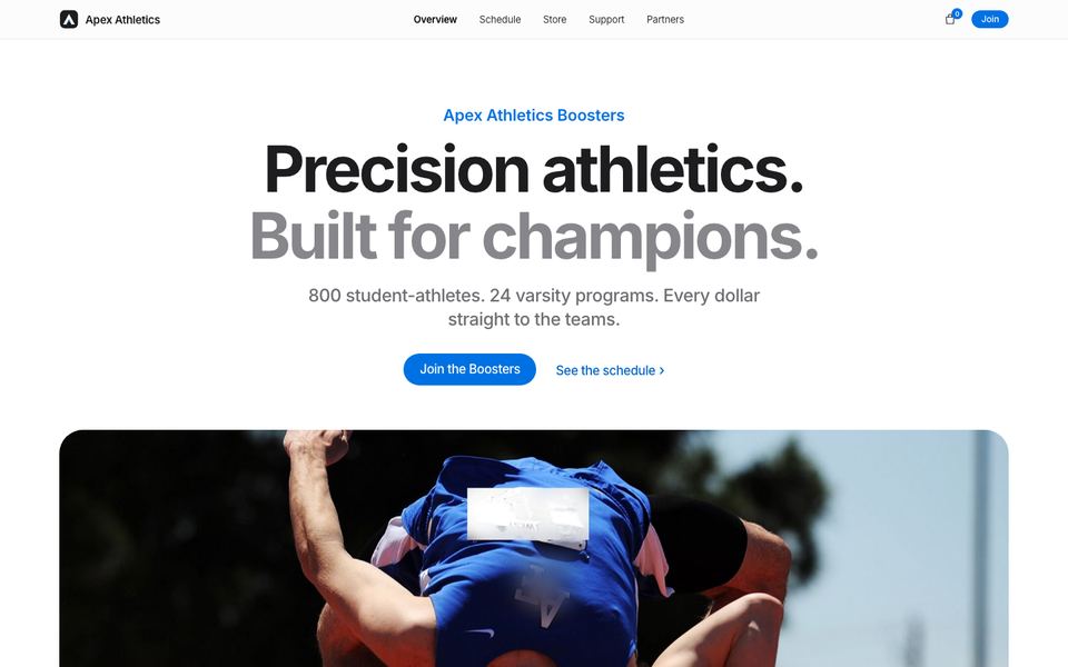 Clean Light template preview
